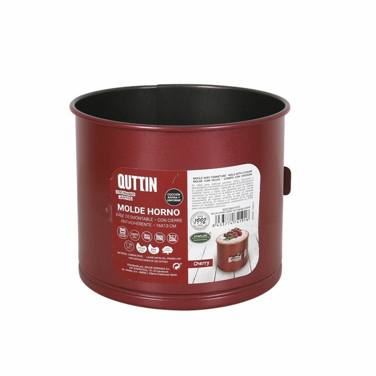 Springformpanne Quttin 16 x 13 cm Suffle (12 enheter)